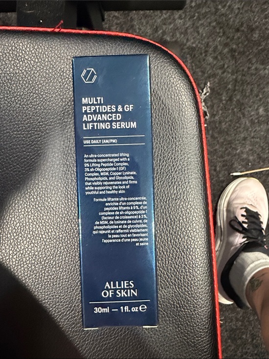 Allies of Skin Other - Allies of Skin Multi Peptides & GF Advanced Lifting Serum - Deep Navy Packaging